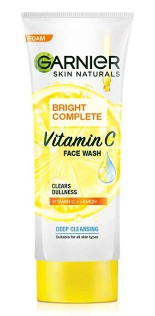 Garnier Bright Complete Vitamin C Face Wash 100gm