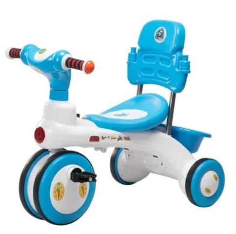 Rock Rider With Backrest 3Y - Blue
